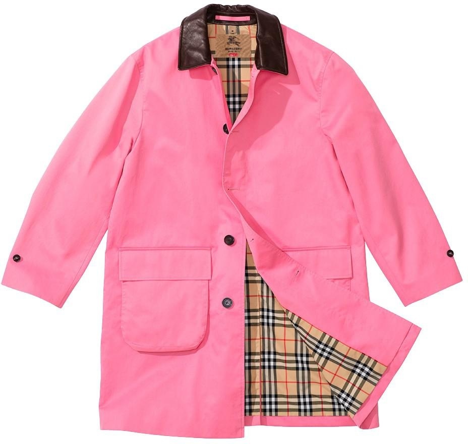 Supreme®/Burberry® Leather Collar Trench view 19